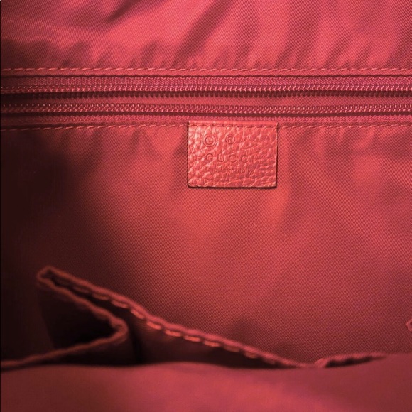 Gucci monogram red tote! Original - Picture 5 of 6